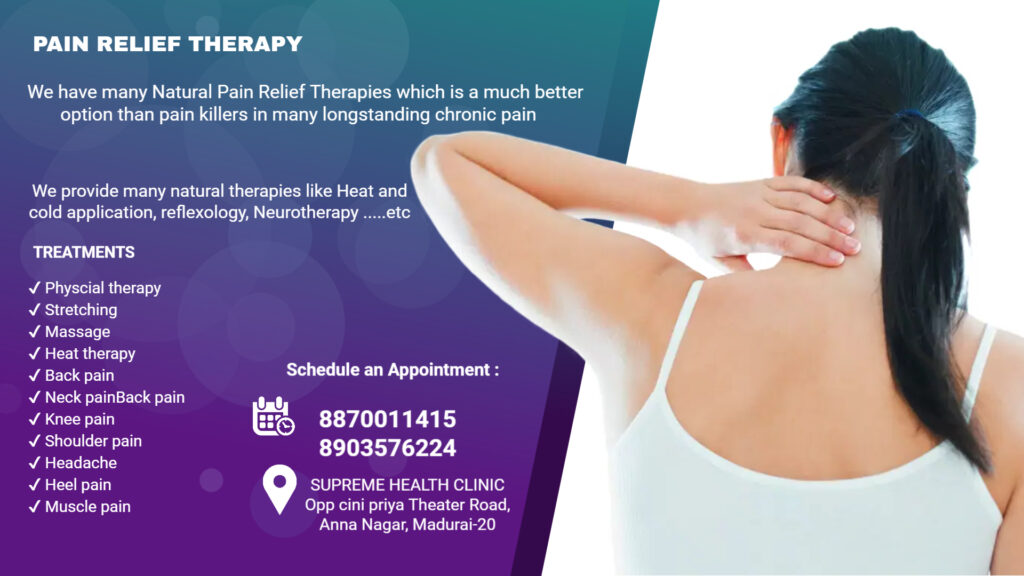 pain relief therapy clinic madurai